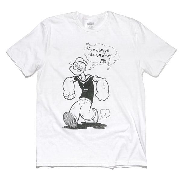 ポパイ【POPEYE】I'm Popeye the Sailor Man TEE Tシャツ 半袖 ロックT