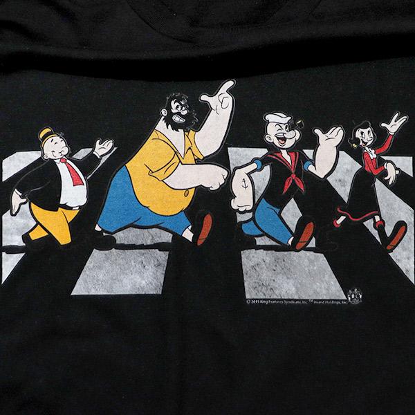 ポパイ【POPEYE】Tシャツ 半袖 ロックT カートゥーン