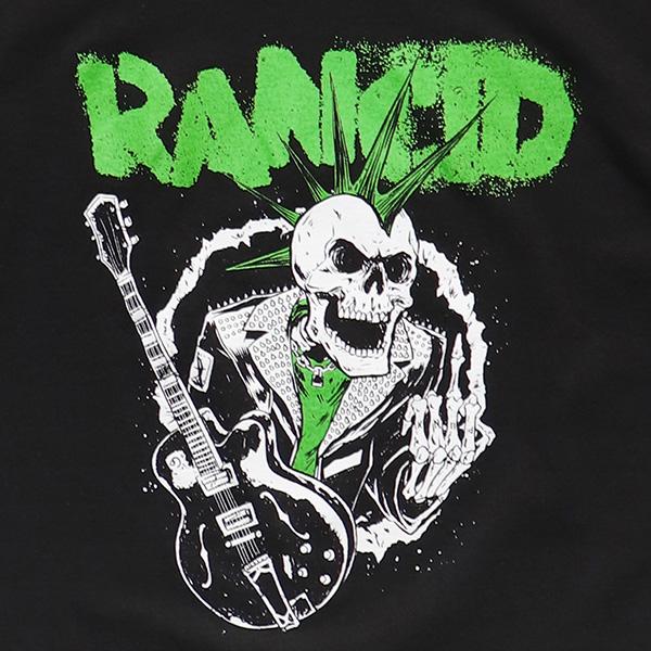 Rancid ギタープリント Tシャツ XL ランシド【RANCID】Guiter ロックT TEE Tシャツ 半袖 ロックバンド