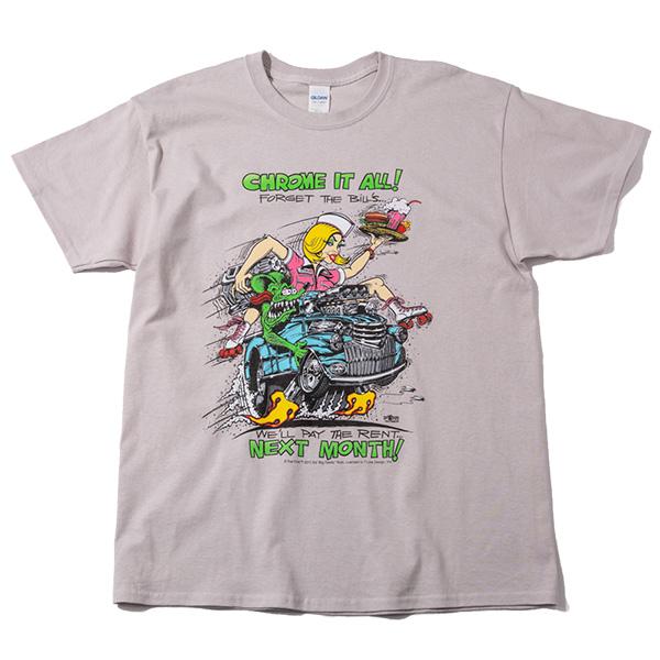 ラット フィンク【Rat Fink】CHROME エド・ロス モンスター ネズミ T 