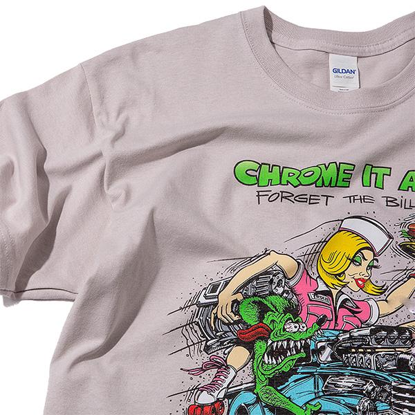 ラット フィンク【Rat Fink】CHROME エド・ロス モンスター ネズミ T