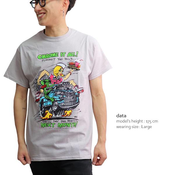 90's RAT FINK ラットフィンク tee エドロス XL USA ラット フィンク【Rat Fink】CHROME エド・ロス モンスター ネズミ T