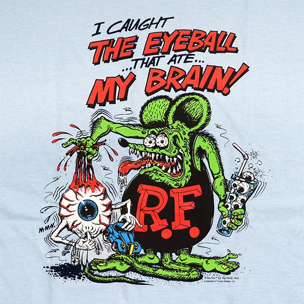 ラット フィンク Rat Fink Eyeball エド ロス モンスター ネズミ Tシャツ ロックt バンドt ヒップホップ ブルー 正規ライセンス ネコポス発送のみ送料無料 Rock Rat Eyeball Tee ボブズストア 通販 Yahoo ショッピング