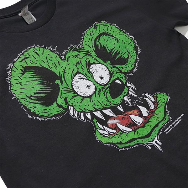 ラット フィンク【Rat Fink】RATFINK FACE TEE 半袖 Tシャツ エド