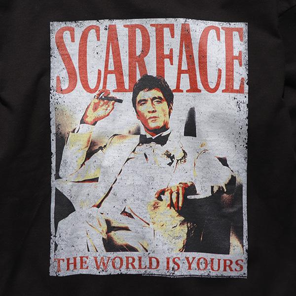 スカーフェイス 【SCAR FACE】L/S TEE BLACK ロンT 長袖 映画 スカーフェイス 【SCAR FACE】L/S TEE BLACK ロンT 長袖 映画