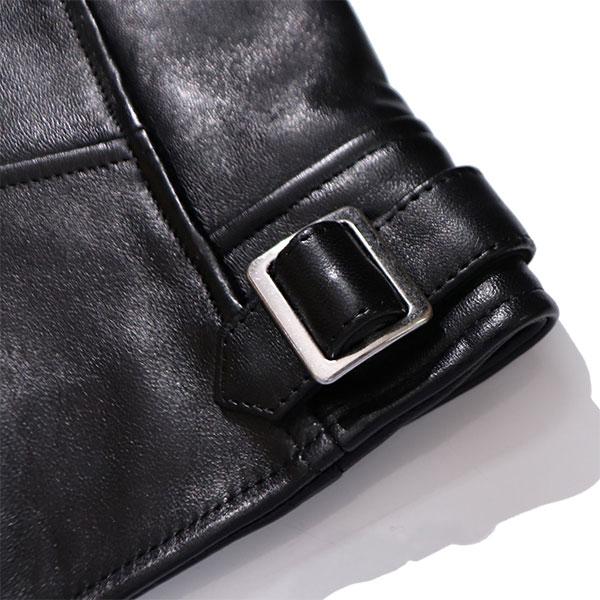ショット【Schott】3101048 NEW DOUBLE BREAST RIDERS ダブル ブレスト ライダース アウター ジャケット 羊革 メンズ 本革 レザージャケット 革ジャン バイクの画像