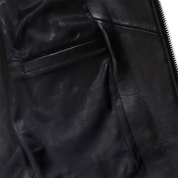 ショット【Schott】3101048 NEW DOUBLE BREAST RIDERS ダブル ブレスト ライダース アウター ジャケット 羊革 メンズ 本革 レザージャケット 革ジャン バイクの画像