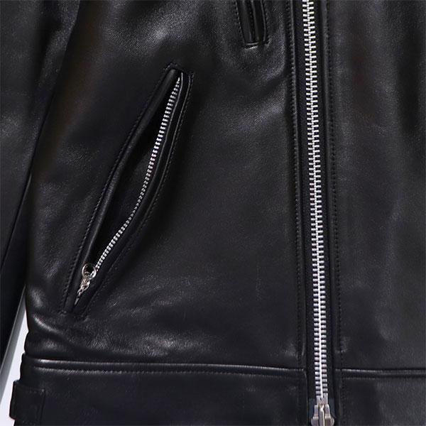 ショット【Schott】3101048 NEW DOUBLE BREAST RIDERS ダブル ブレスト ライダース アウター ジャケット 羊革 メンズ 本革 レザージャケット 革ジャン バイクの画像