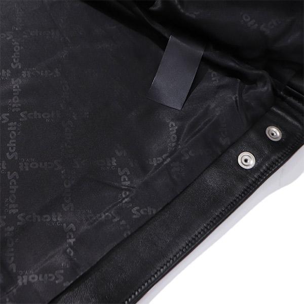 ショット【Schott】3121034 LEATHER TRACKER JACKET レザートラッカージャケット アウター ジャケット 羊革 メンズ 本革 レザージャケット 革ジャンの画像
