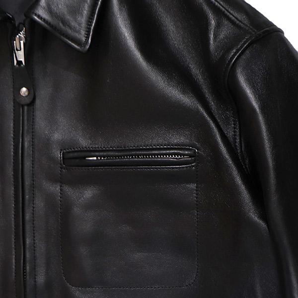 ショット【Schott】3121034 LEATHER TRACKER JACKET レザートラッカージャケット アウター ジャケット 羊革 メンズ 本革 レザージャケット 革ジャンの画像