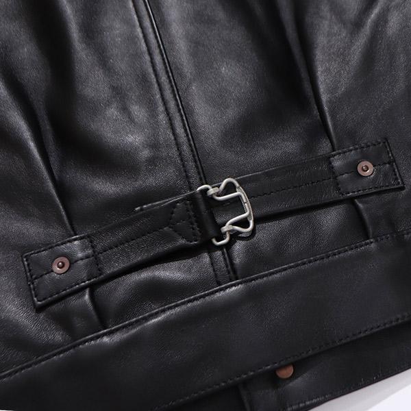 ショット【Schott】SHEEP LEATHER 1st TRACKER JACKET シープレザー トラッカージャケット アウター ジャケット 羊革 メンズ 本革 レザージャケット 革ジャンの画像