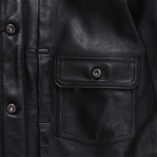 ショット【Schott】SHEEP LEATHER 1st TRACKER JACKET シープレザー トラッカージャケット アウター ジャケット 羊革 メンズ 本革 レザージャケット 革ジャンの画像