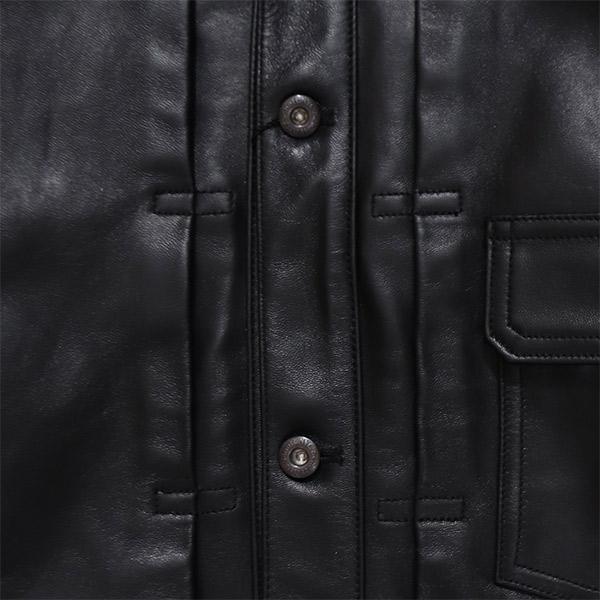 ショット【Schott】SHEEP LEATHER 1st TRACKER JACKET シープレザー トラッカージャケット アウター ジャケット 羊革 メンズ 本革 レザージャケット 革ジャンの画像