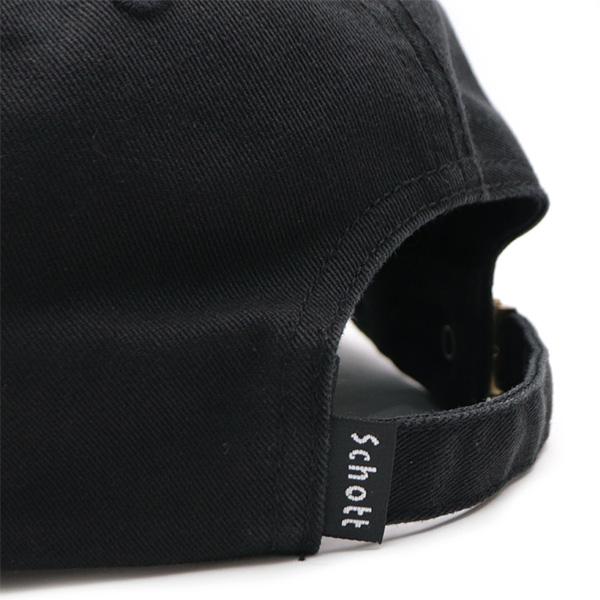 ショット【Schott】SC006 TWILL CAP ツイルキャップ ローキャップ キャップ コットン  帽子 CAP サイズ調節可能 ユニセックス カジュアル【ネコポス発送】 | SCHOTT | 10