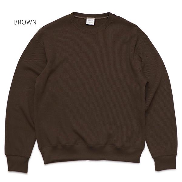 シービーズ【SEABEES】2423-SB11 Pigment Thermal C/N L/S クルー