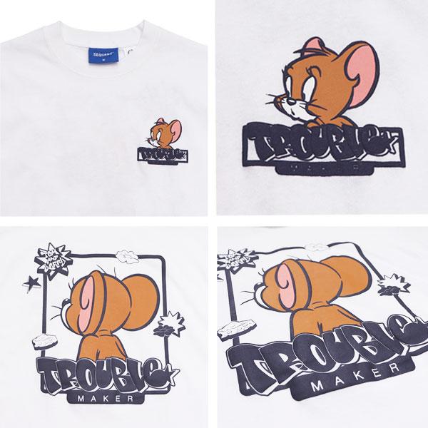 シークエンズ【SEQUENZ】トムとジェリー Tシャツ TOM AND JERRY TEE 半袖 ユニセックス ラバープリント 発砲プリント キャラクター【ネコポス発送】 | SEQUENZE | 09