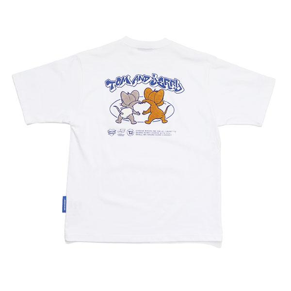 シークエンズ【SEQUENZ】TJ JERRY AND TUFFY S/S TEE / トムとジェリー Tシャツ 半袖 クルーネック 刺繍 ユニセックス サガラ刺繍 キャラクター【ネコポス発送】 | SEQUENZE | 10
