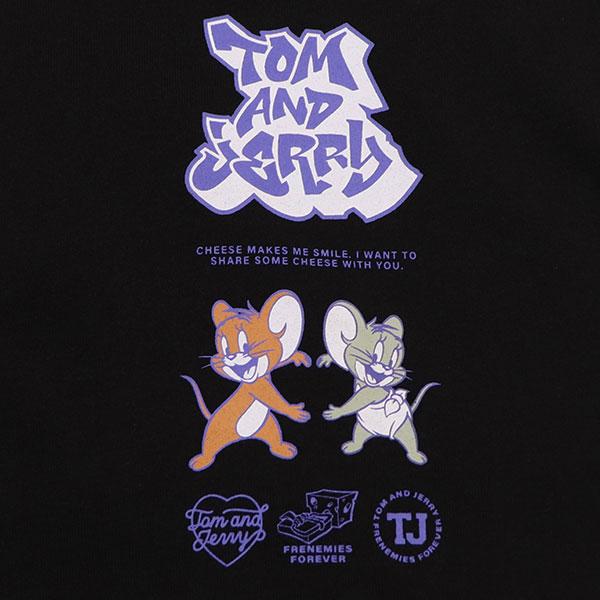 シークエンズ【SEQUENZ】TJ JERRY AND TUFFY S/S TEE / トムとジェリー Tシャツ 半袖 クルーネック 刺繍 ユニセックス サガラ刺繍 キャラクター【ネコポス発送】 | SEQUENZE | 05