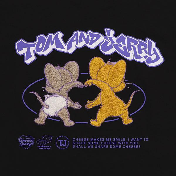 シークエンズ【SEQUENZ】TJ JERRY AND TUFFY S/S TEE / トムとジェリー Tシャツ 半袖 クルーネック 刺繍 ユニセックス サガラ刺繍 キャラクター【ネコポス発送】 | SEQUENZE | 07