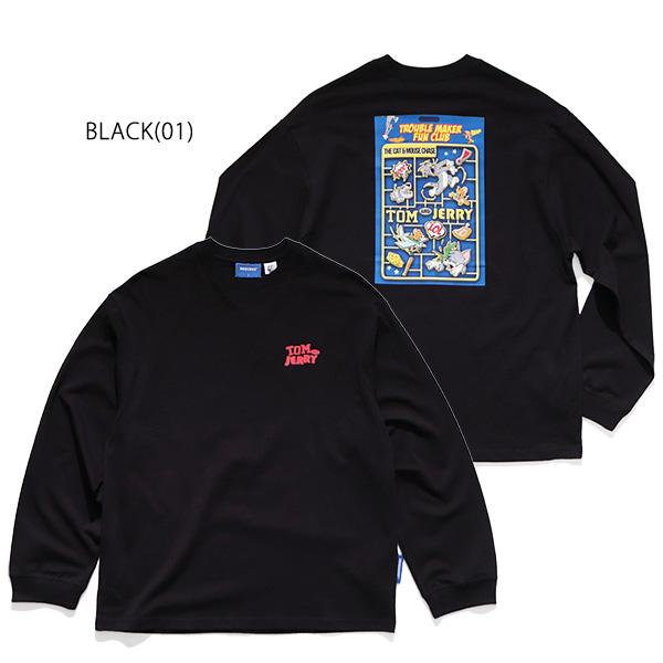 シークエンズ【SEQUENZ】TJ PLASTIC MODEL L/S TEE トムとジェリー ロンT 長袖 クルーネック プリント キャラクター ユニセックス【ネコポス発送】 | SEQUENZE | 03