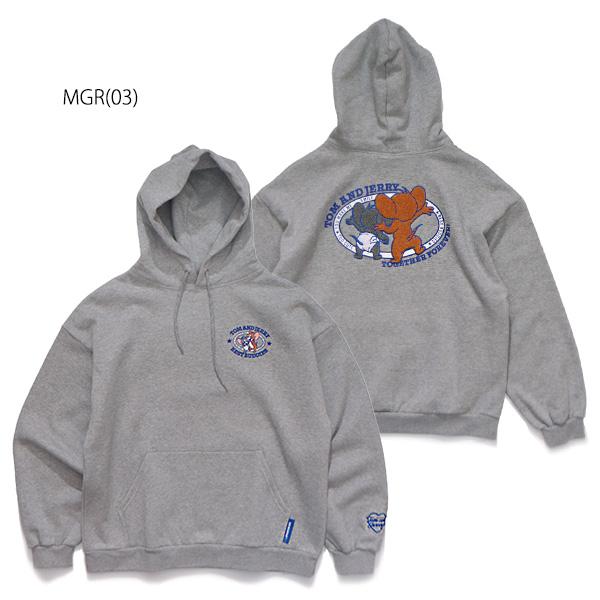 シークエンズ【SEQUENZ】TJ HOODIE トムとジェリー フーディ プルオーバー パーカー バックデザイン 裏起毛 ユニセックス ストリート キャラクター | SEQUENZE | 08