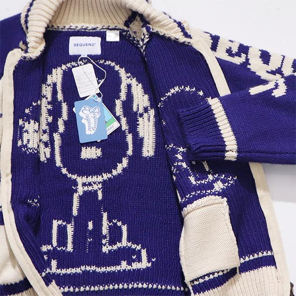 シークエンズ【SEQUENZ】25770916 スヌーピー カウチンニット セーター COWICHAN SWEATER 長袖 フルジップ ユニセックス メンズ レディース | SEQUENZE | 11