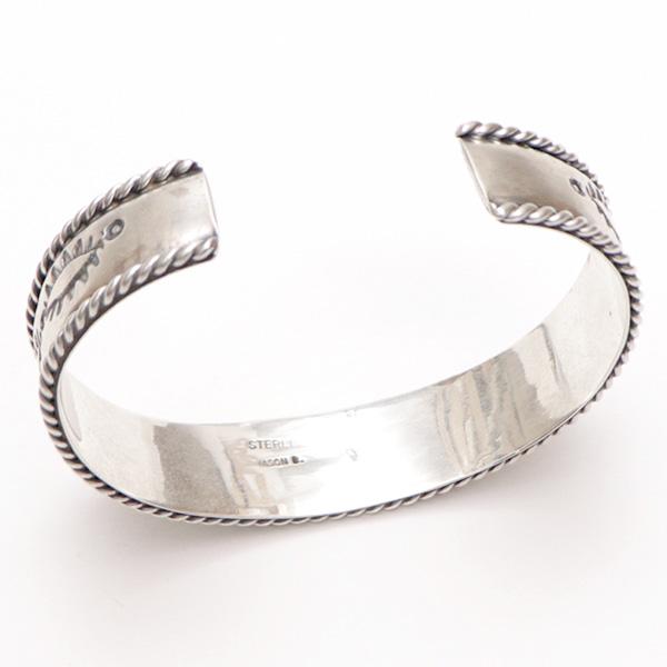 ジェイソン・バヘ【Jason Bahe】NAVAJO 080249 バングル シルバーアクセサリー インディアンジュエリー ナバホ族 ユニセックス アクセサリー ギフト |  | 04