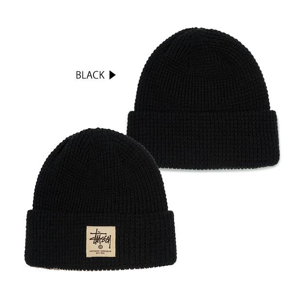 STUSSY ステューシー【STUSSY】132903 WAFFLE KNIT CUFF BEANIE