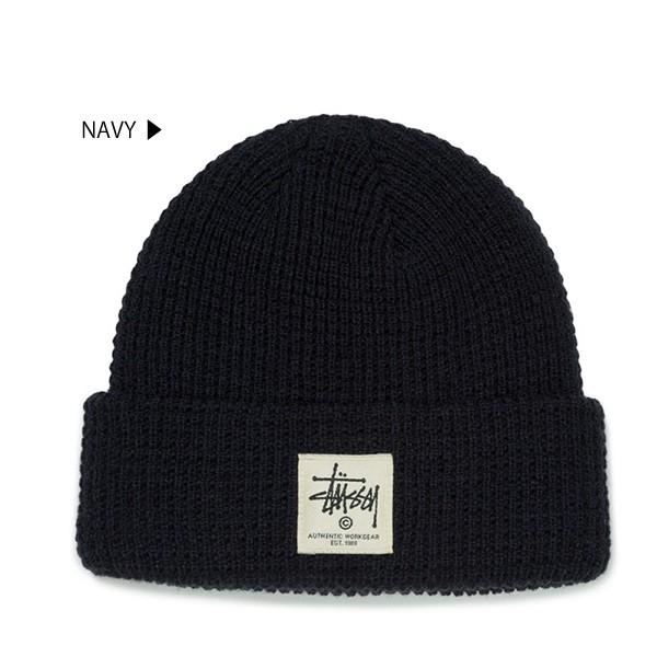 STUSSY ステューシー【STUSSY】132903 WAFFLE KNIT CUFF BEANIE ニット 