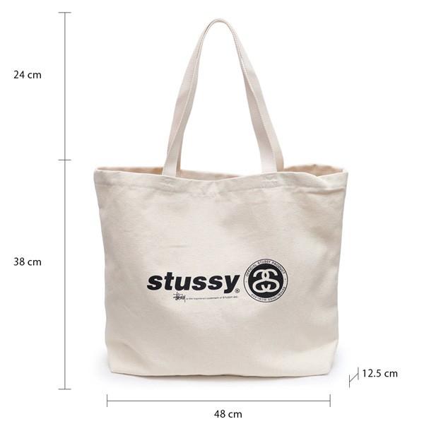 Stussy トートバッグ クリーム STUSSY ステューシー トートバッグ City Seal Canvas ( stussy