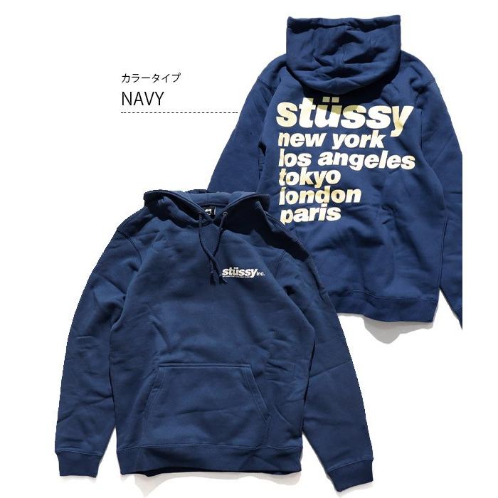 美品‼︎ STUSSY ステューシー イタリック バックプリント ロゴフーディー de191f5e8a17fd09ef27add63d1c56