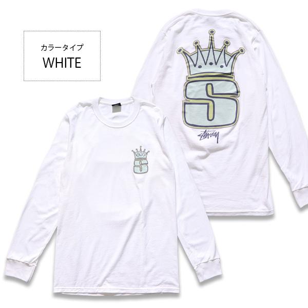 STUSSY 長袖Tシャツ STUSSY ステューシー/STUSSY 1994561 S CROWN LS TEE ロンT