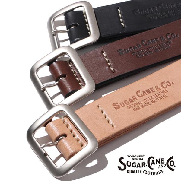 シュガーケーン【SUGAR CANE】GARRISON BELT ギャリソンベルト ベルト メンズ アクセサリー スーツ シンプル 日本製 ベーシック 天然皮革
