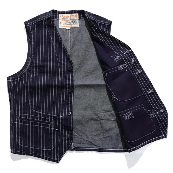 SUGAR CANE シュガーケーン【SUGAR CANE】SC12654 9oz. WABASH STRIPE