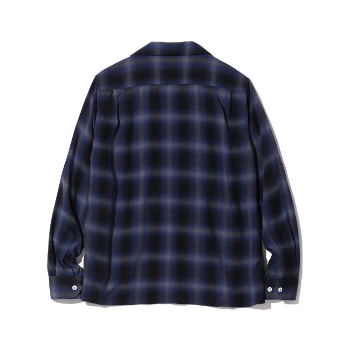 シュガーケーン【SUGAR CANE】SC29120 RAYON OMBRE CHECK OPEN SHIRT 