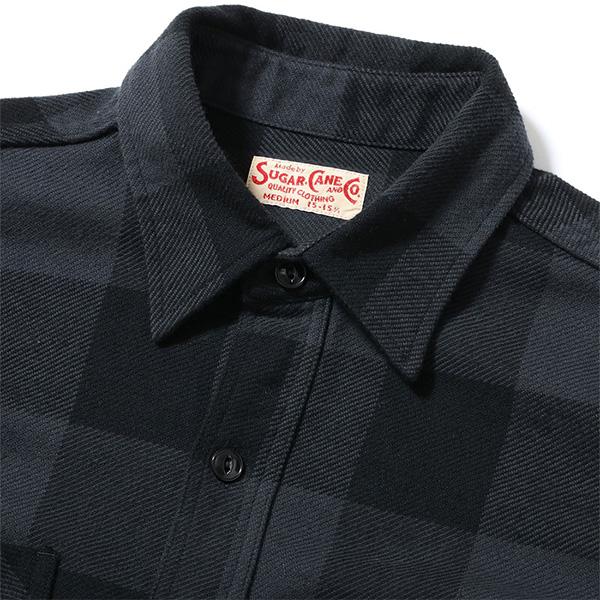 SUGAR CANE シュガーケーン【SUGAR CANE】TWILL CHECK WORK SHIRT
