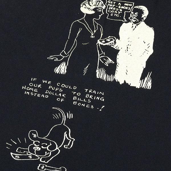 SUGAR CANE シュガーケーン【SUGAR CANE】1920's CARTOON T-SHIRT