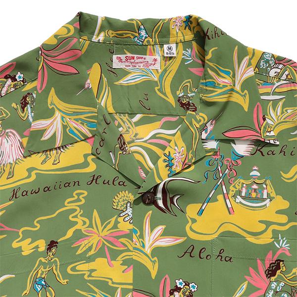 SUNSURF レーヨンオープンカラーシャツ HAWAIIAN HULA ss39213-1.jpg