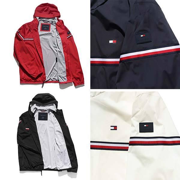 トミーヒルフィガー【TOMMY HILFIGER】ESSENTIAL SIGNATURE STRIPE RAIN JACKET アウター