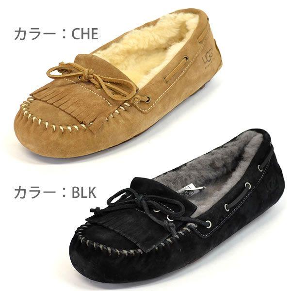 新品 UGG アグ ムートン モカシン マンディ ブラック 25 UGG Australia（アグオーストラリア） 【UGG/アグ】正規品 MANDIE