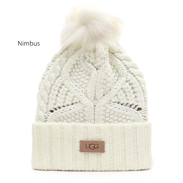 UGG 【UGG/アグ】100819 Cable Beanie With Pom ケーブル UGG 【UGG/アグ】100819 Cable Beanie With Pom ケーブル