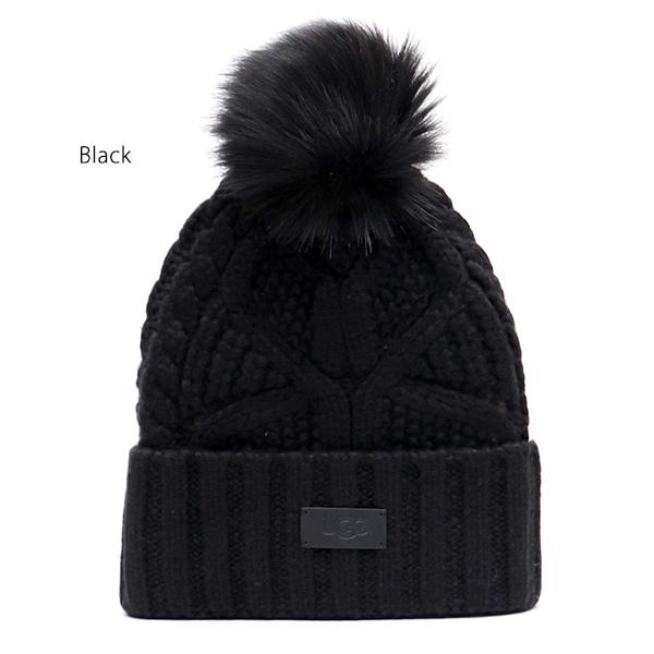 UGG 【UGG/アグ】100819 Cable Beanie With Pom ケーブル UGG 【UGG/アグ】100819 Cable Beanie With Pom ケーブル