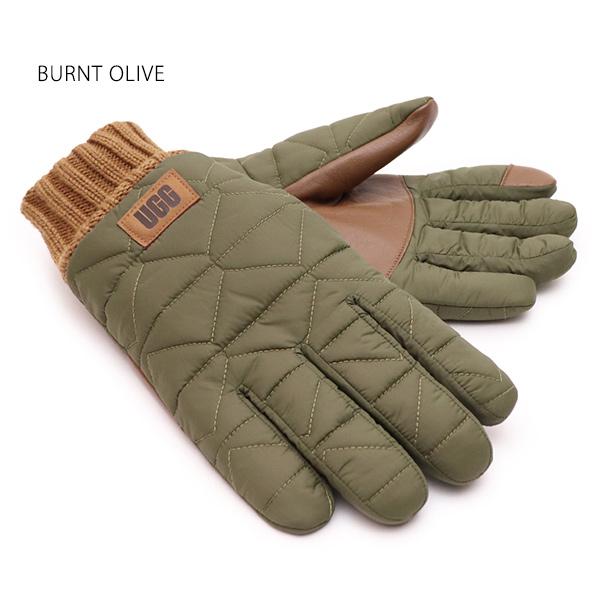 UGG（アグ） 【UGG/アグ】101054 QUILTED GLOVE メンズ MENS 手袋