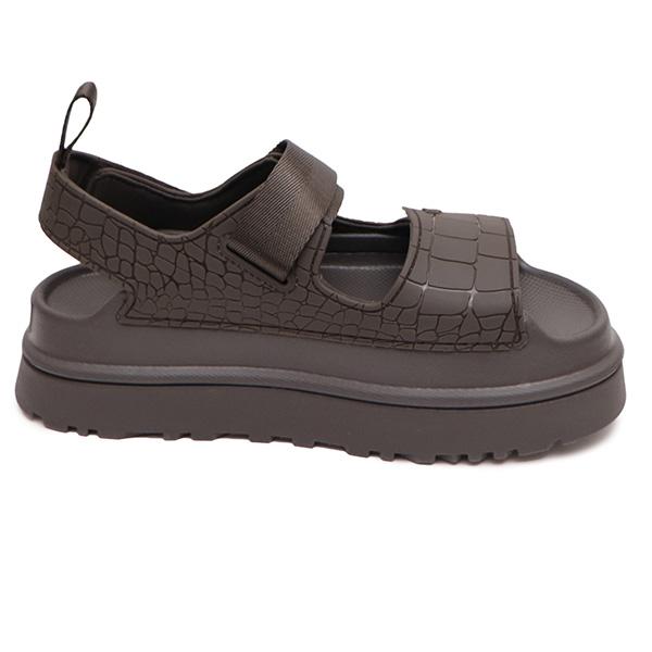 【UGG/アグ】1175311 レディース ゴールデングロウ エンボスト GoldenGlow Embossed WOMENS レディース サンダル 厚底 プラットフォーム クロコ 靴 シューズの画像