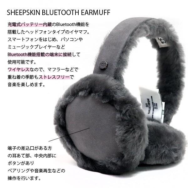 sheepskin bluetooth earmuff