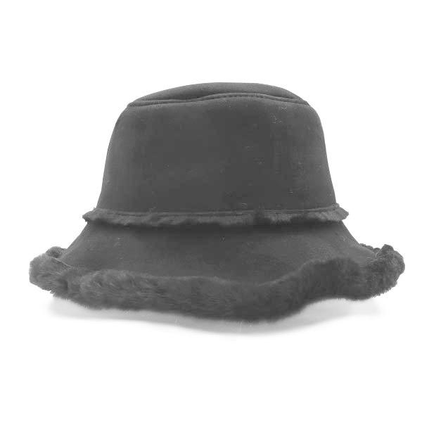 正規品   シープスキン バケットハット もこもこ ハット 帽子 レディース  シープスキン プレゼント ギフト