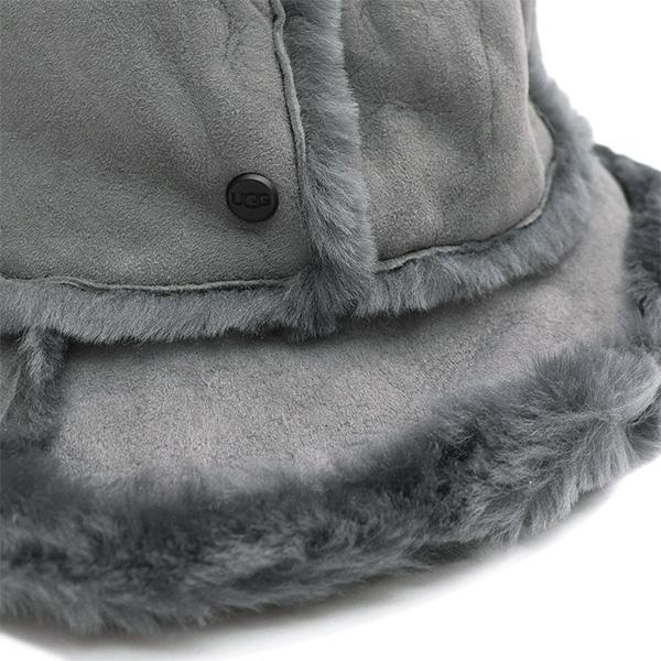 【UGG/アグ】21622 SHEEPSKIN SPILLSEAM BUCKET HAT バケットハット もこもこ ハット 帽子 レディース シープスキン プレゼント ギフト｜bobsstore｜08