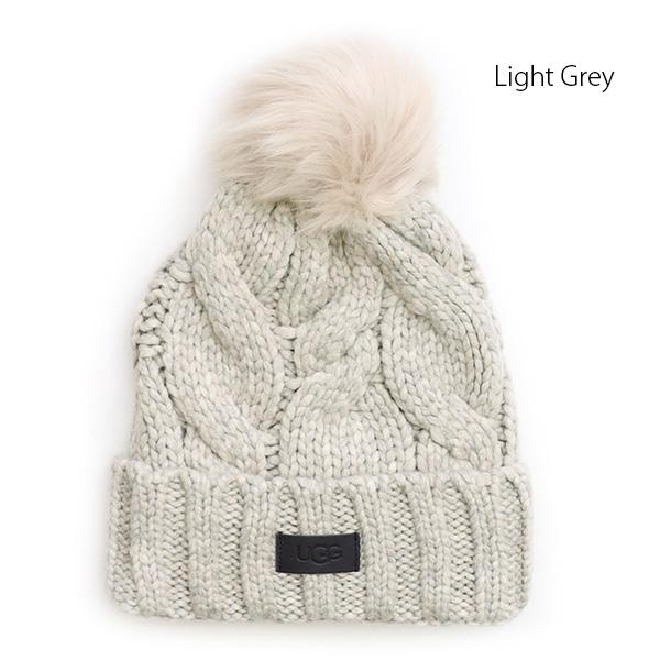 UGG（アグ） 【UGG/アグ】正規品 22589 Cable Beanie W Pom ケーブル