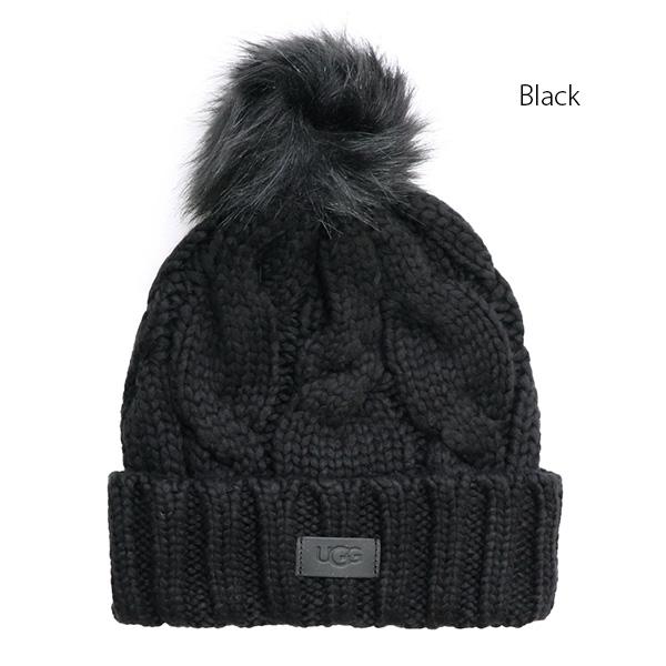 UGG（アグ） 【UGG/アグ】正規品 22589 Cable Beanie W Pom ケーブル