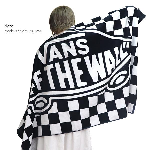 特大 VANS ビーチタオル　ヴァンズ 黒／白 チェッカー柄 特大 VANS ビーチタオル ヴァンズ 黒／白 チェッカー柄 楽天市場